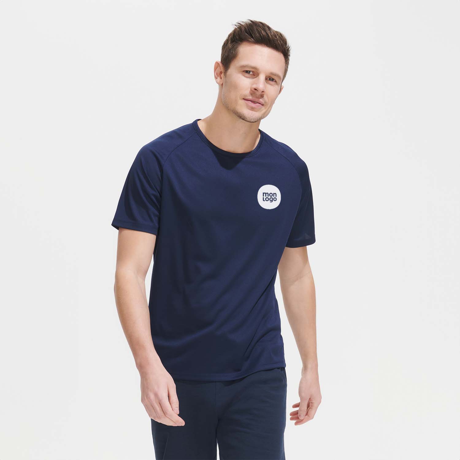 Tee-shirt Personnalisé Homme Respirant 'Sporty'