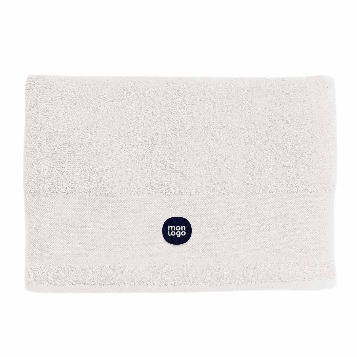 Serviette de Bain Personnalisée Blanche 70x140 cm 'Island'