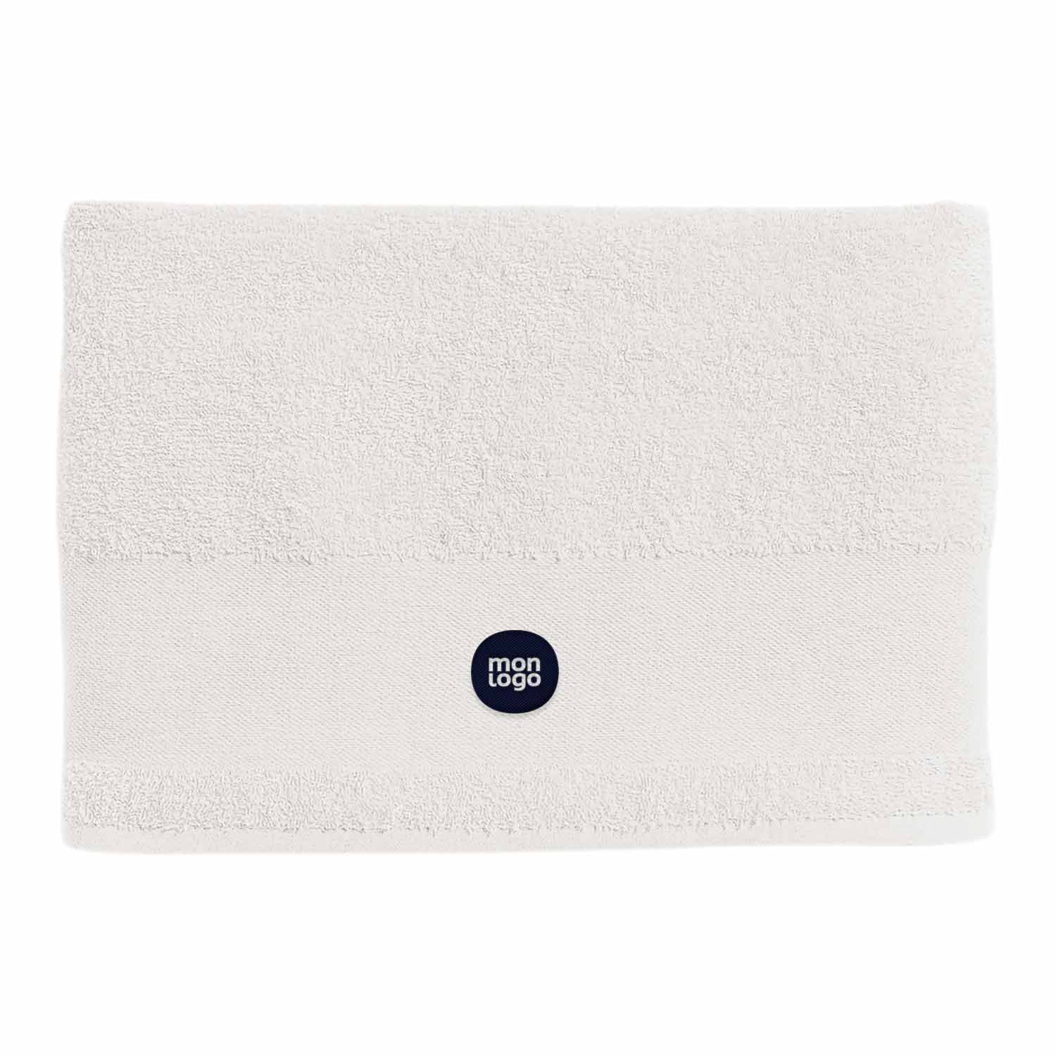 Drap de Bain Personnalisé Blanc 100x150 cm 'Island'