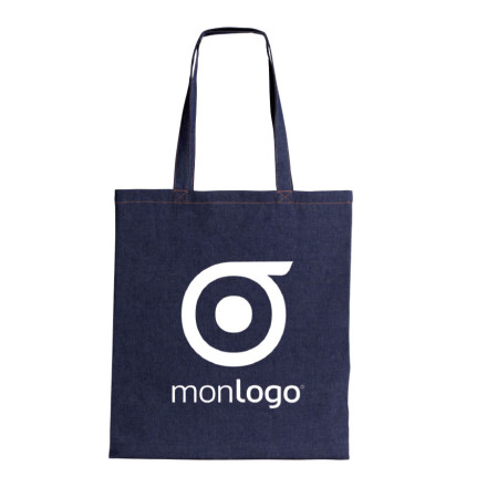 Sac jeans personnalisable 'Carter' | Tote bag