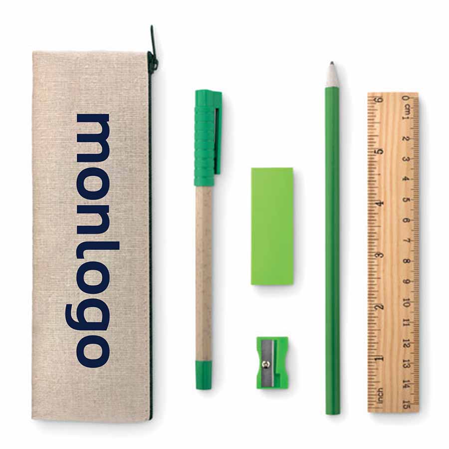 Kit de Bureau Personnalisé avec Trousse Coton 'Cotokit'