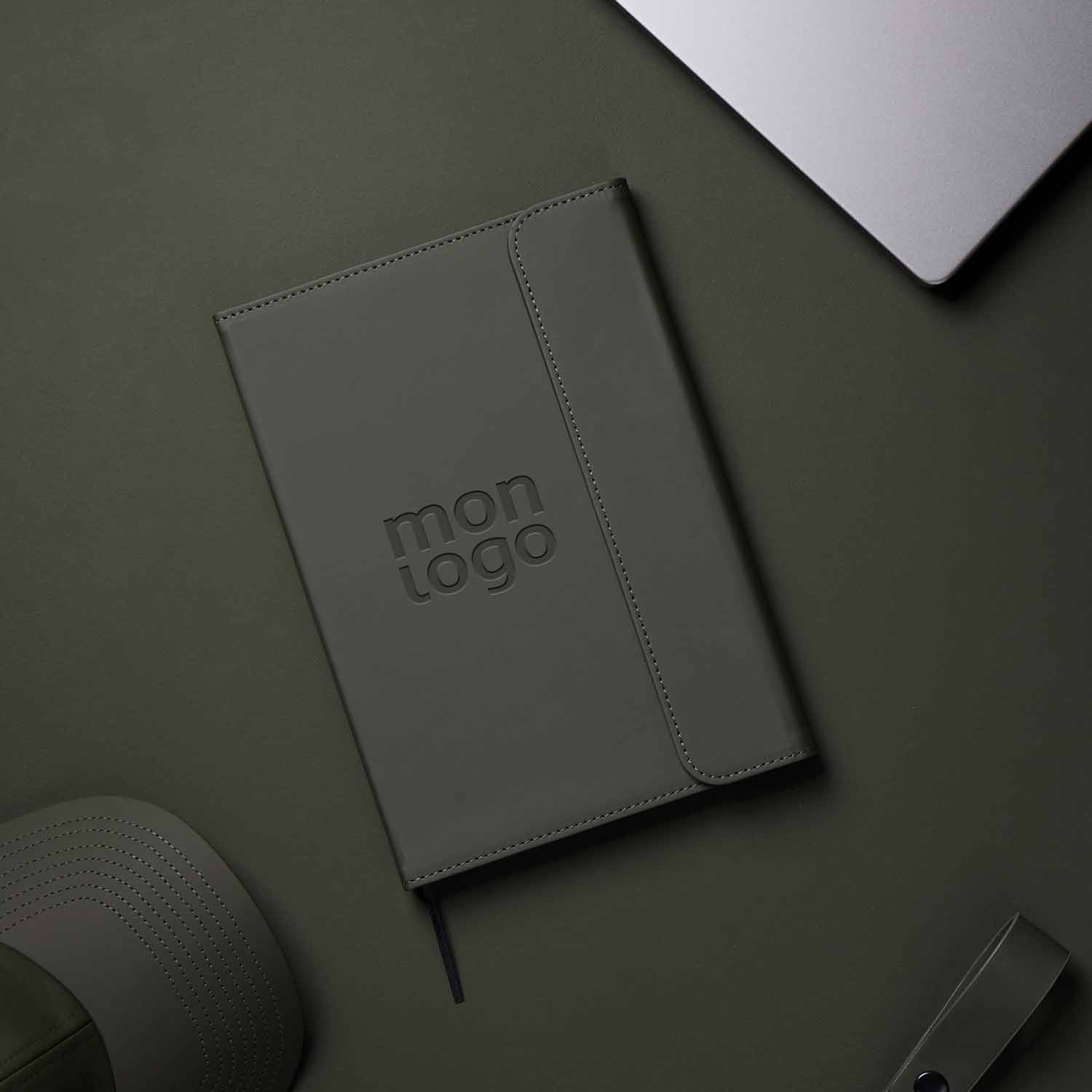 CARNET EN PU VINGA PERSONNALISABLE'MALO'
