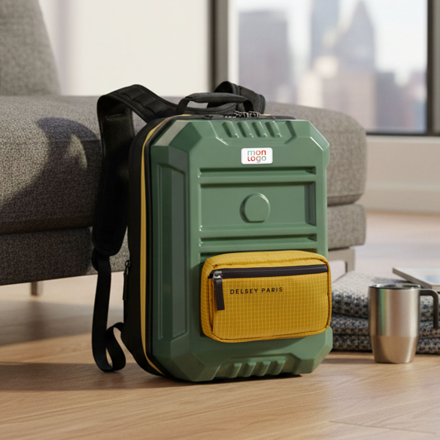 Sac à Dos Personnalisé Extensible Delsey 'Rempart'