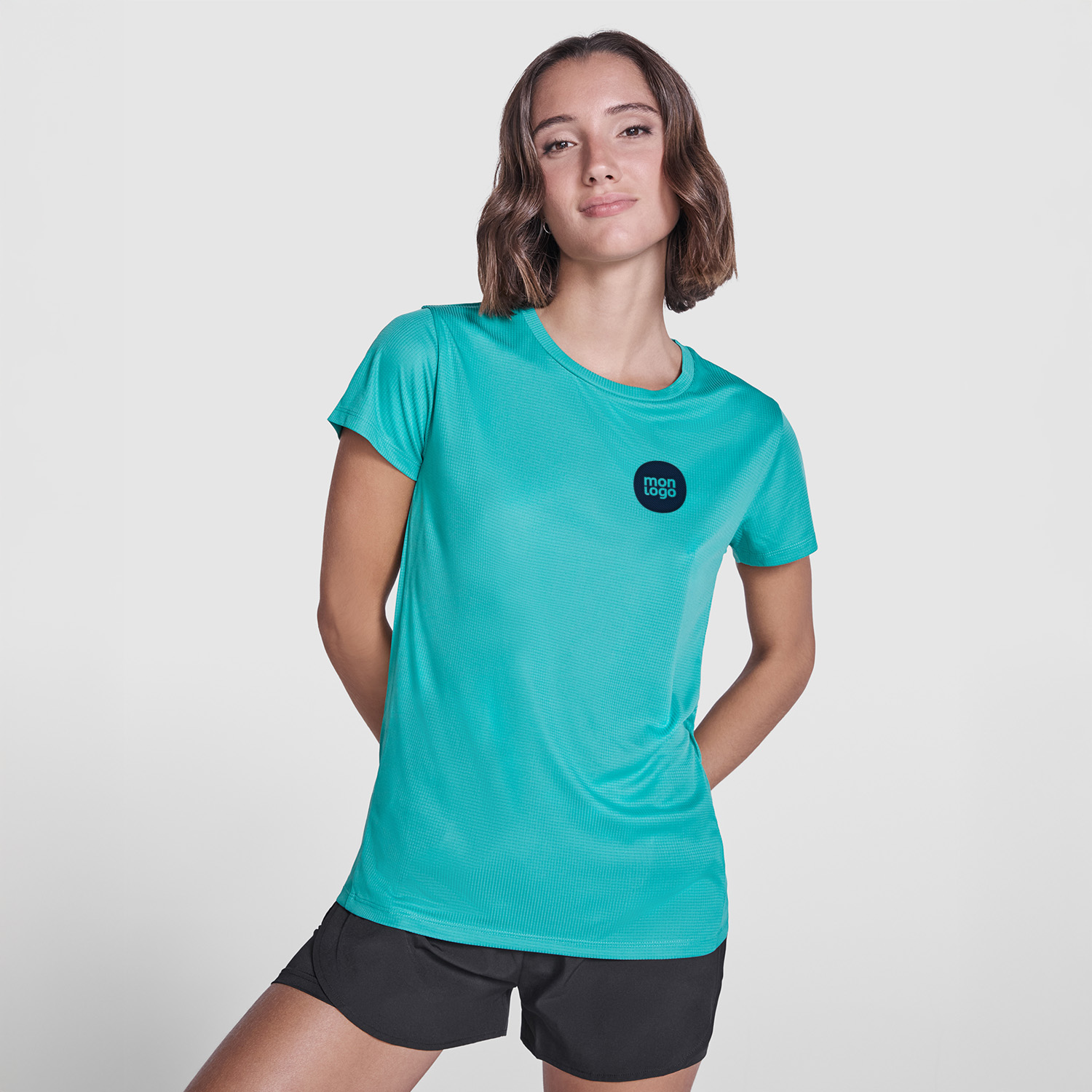 TEE-SHIRT SPORT MC FEMME PERSONNALISE 'ESTORIL'