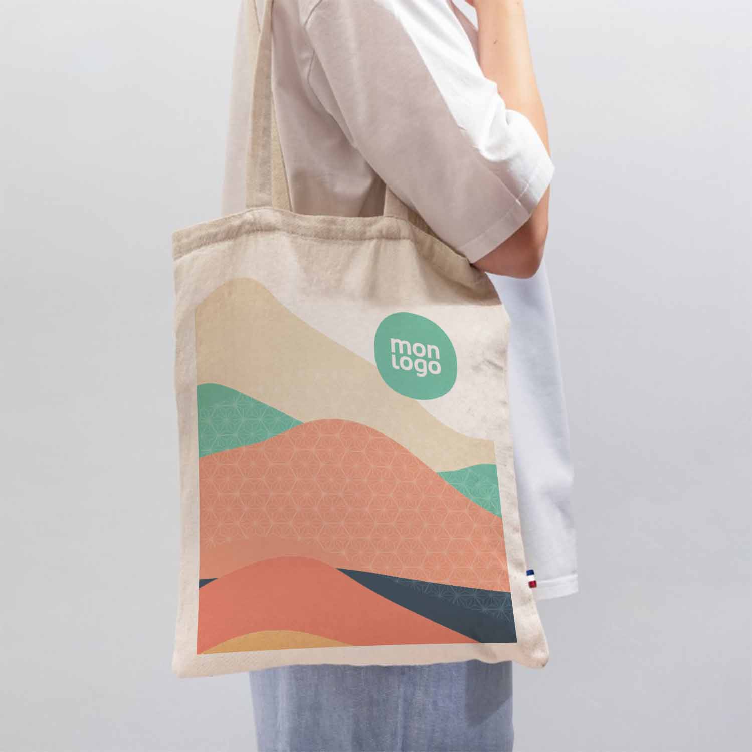 Sac Personnalisé Coton MIF Coton Recyclé 150g 'Max
