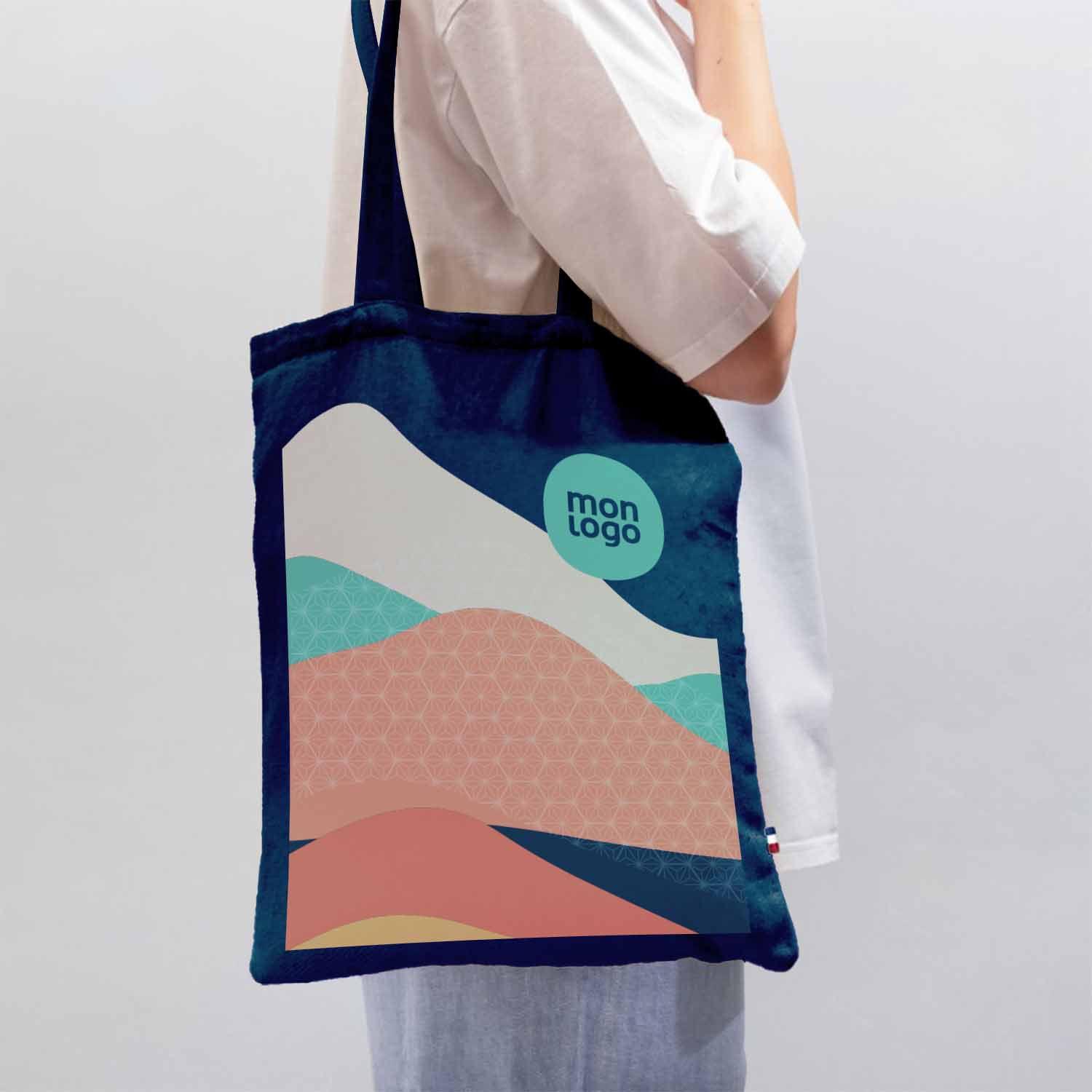 Sac Shopping MIF Recycle Personnalisé 'Maxence Couleur'