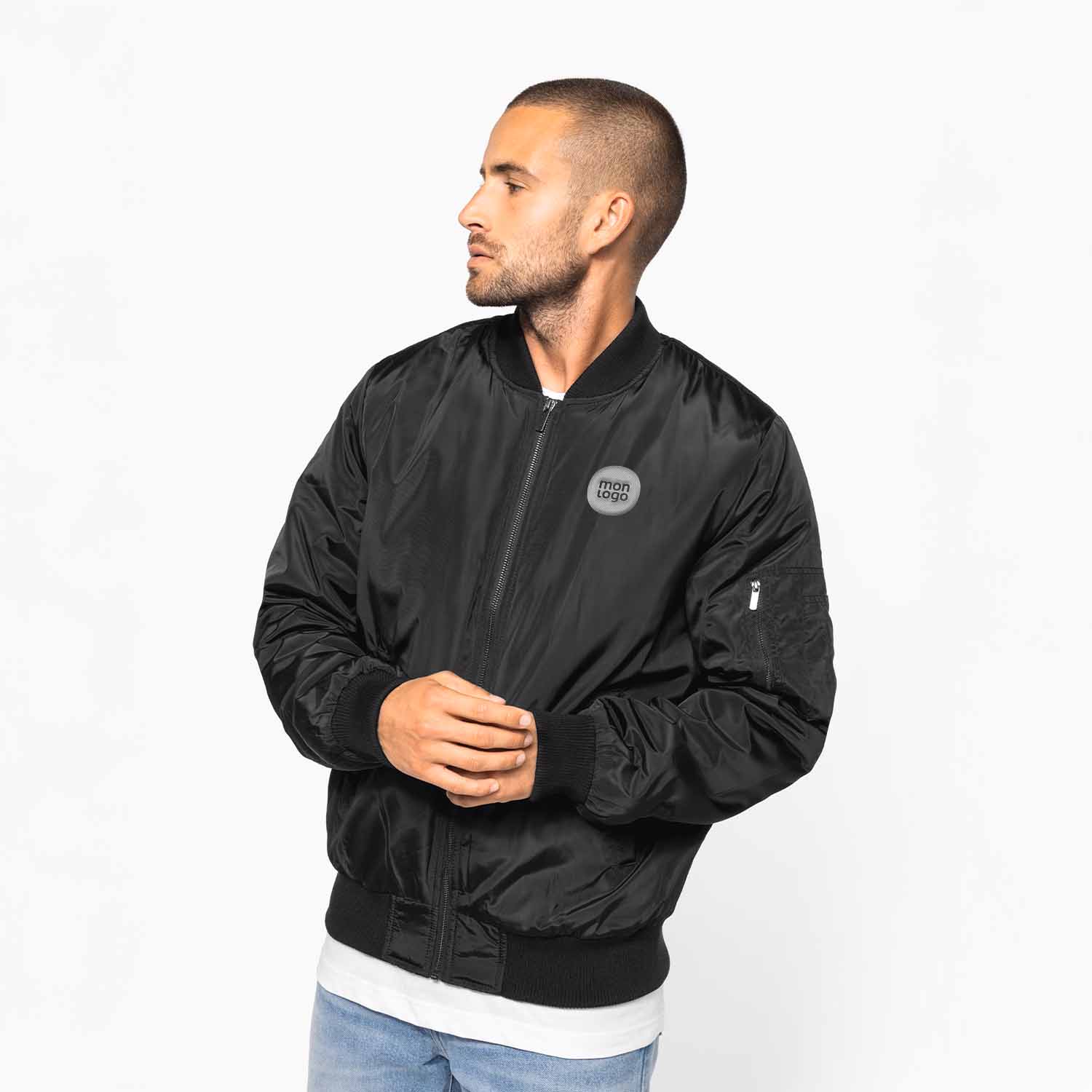 VESTE BOMBER HOMME PERSONNALISABLE 'JET STREAM'