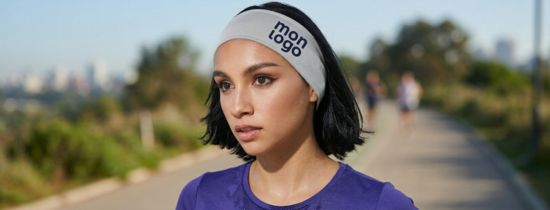 Bandeaux de sport Personnalisés avec Logo | Dès 0,89€
