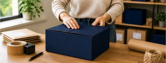 Boîtes D'Expédition Publicitaires Personnalisées