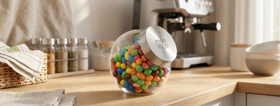 Bonbonnière Personnalisée avec Logo | Format mini ou XXL