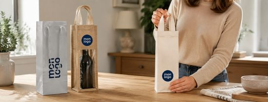 Caisses, Boîtes & Sachets Personnalisées Pour Bouteilles