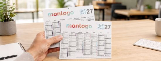 Calendriers Cartonnés Personnalisés | Carton Rigide ou souple