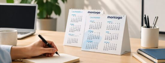 Calendriers De Bureau Personnalisés | Tout Format