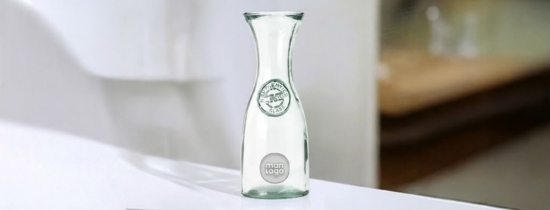 Carafe Personnalisée Publicitaires avec Logo | Vin, eau, verre...