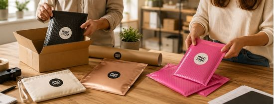 Pochettes d'Expédition Personnalisées & Pochettes Publicitaires