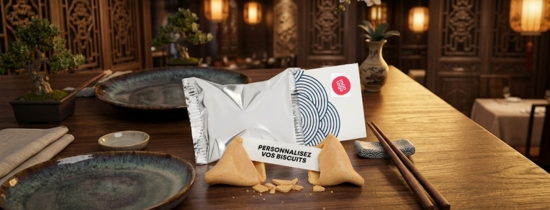 Fortune Cookies Personnalisé & Biscuit Chinois avec message