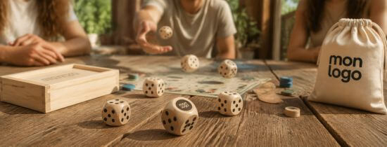 Jeu De Dés Personnalisés Publicitaires | Dès en bois