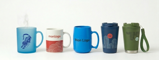 Mug Plastique Personnalisé avec Logo | Tasse Incassable