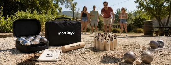 Jeux De Pétanque & Molkky Personnalisés Avec Votre Logo