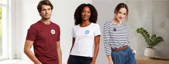T-Shirt Made in France Personnalisé | Coton Bio | Dès 10 pièces