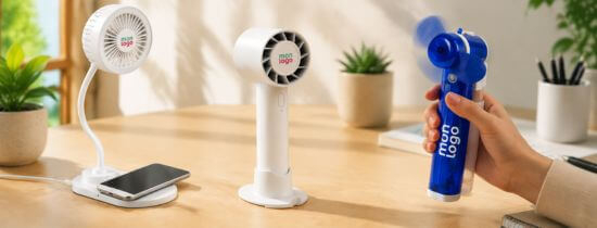Ventilateur Personnalisé Publicitaire avec Logo | Cadeau Entreprise