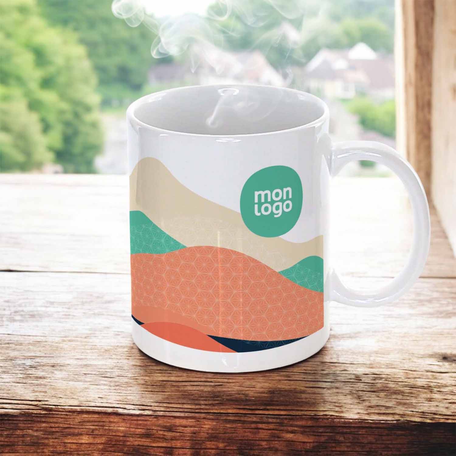 Mug Magique Sublimation Personnalisé Photo | Objet personnalisé Goodies Personnalisable Textile