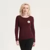 TEE SHIRT PERSONNALISE FEMME MANCHES LONGUES 'MAJESTIC' 150 GR/M²