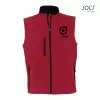 VESTE SANS MANCHES SOFTSHELL HOMME 'RALLYE' 340 GR/M²