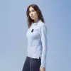 POLO PUBLICITAIRE FEMME MANCHES LONGUES 'PODIUM'
