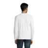 TEE SHIRT HOMME MANCHES LONGUES 'MONARCH' BLANC 150 GR/M²