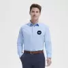 CHEMISE PUBLICITAIRE HOMME MANCHES LONGUES 'BRIGHTON' 140 GR/M²