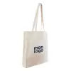 TOTE BAG COTON PERSONNALISÉ SOUFFLET 'JUANITA' 220 GR/M²