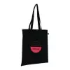 TOTE BAG ANSES LONGUES NOIR 'MARIETA' 110 GR/M² À 300 GR/M²