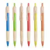 STYLO PERSONNALISÉ EN PAILLE DE BLÉ 'ALASSIO'