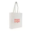 TOTE BAG COTON PERSONNALISABLE AVEC SOUFFLET 'LARGO'