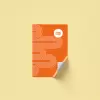 STICKER FLUO RECTANGLE PERSONNALISE 'KLISTER FLUO' 4X6