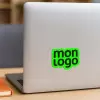 STICKER FLUO PERSONNALISE A LA FORME 'KLISTER FLUO' 