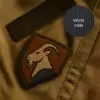 ECUSSON BOUCLETTE VELCRO PERSONNALISABLE 'CRAT' 