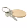PORTE CLES EN BOIS PERSONNALISABLE 'WOODIE OVALE'