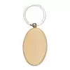 PORTE CLES EN BOIS PERSONNALISABLE 'WOODIE OVALE'