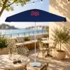 PARASOL CARRE PERSONNALISABLE 'BEACHCALOR VOLETS'