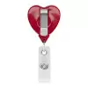 PORTE BADGE DEROULEUR PERSONNALISE 'DISTUBI COEUR'
