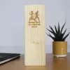 TROPHEE EN BOIS PERSONNALISABLE 'FAUSTINO FRANCE BLOC'