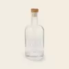 CARAFE VERRE BOUCHON BOIS 500ML PERSONNALISEE 'POUPOI'