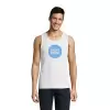 DÉBARDEUR PERSONNALISÉ HOMME 'TYSPORT' BLANC