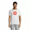 T SHIRT PERSONNALISÉ RESPIRANT HOMME 'SPORTY' BLANC 140 GR/M²