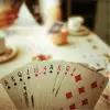 JEU DE BRIDGE 54 CARTES AVEC ETUI PERSONNALISABLE 'NIKKA' 