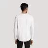 T SHIRT SPORTIF MANCHES LONGUES PUBLICITAIRE HOMME 'KOURY' 140 GR/M² BLANC