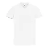 TEE SHIRT BLANC HOMME PUBLICITAIRE COL V 'IMPERIAL V'