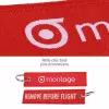 PORTE CLES PUBLICITAIRE TISSÉ 'WING' 6x1.5CM